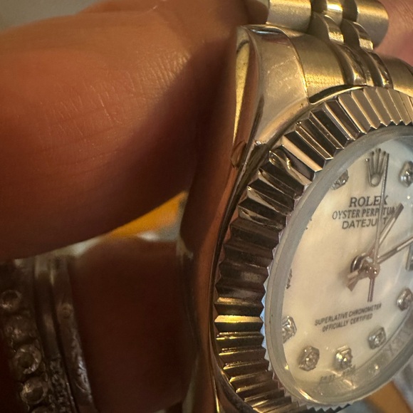 Silver Bracelet Watch and White Dial - Picture 4 of 7